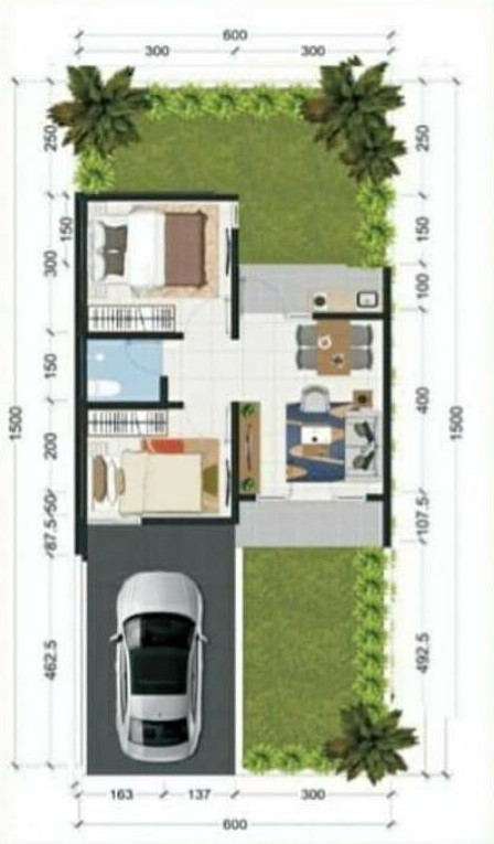 Layout Alamanda